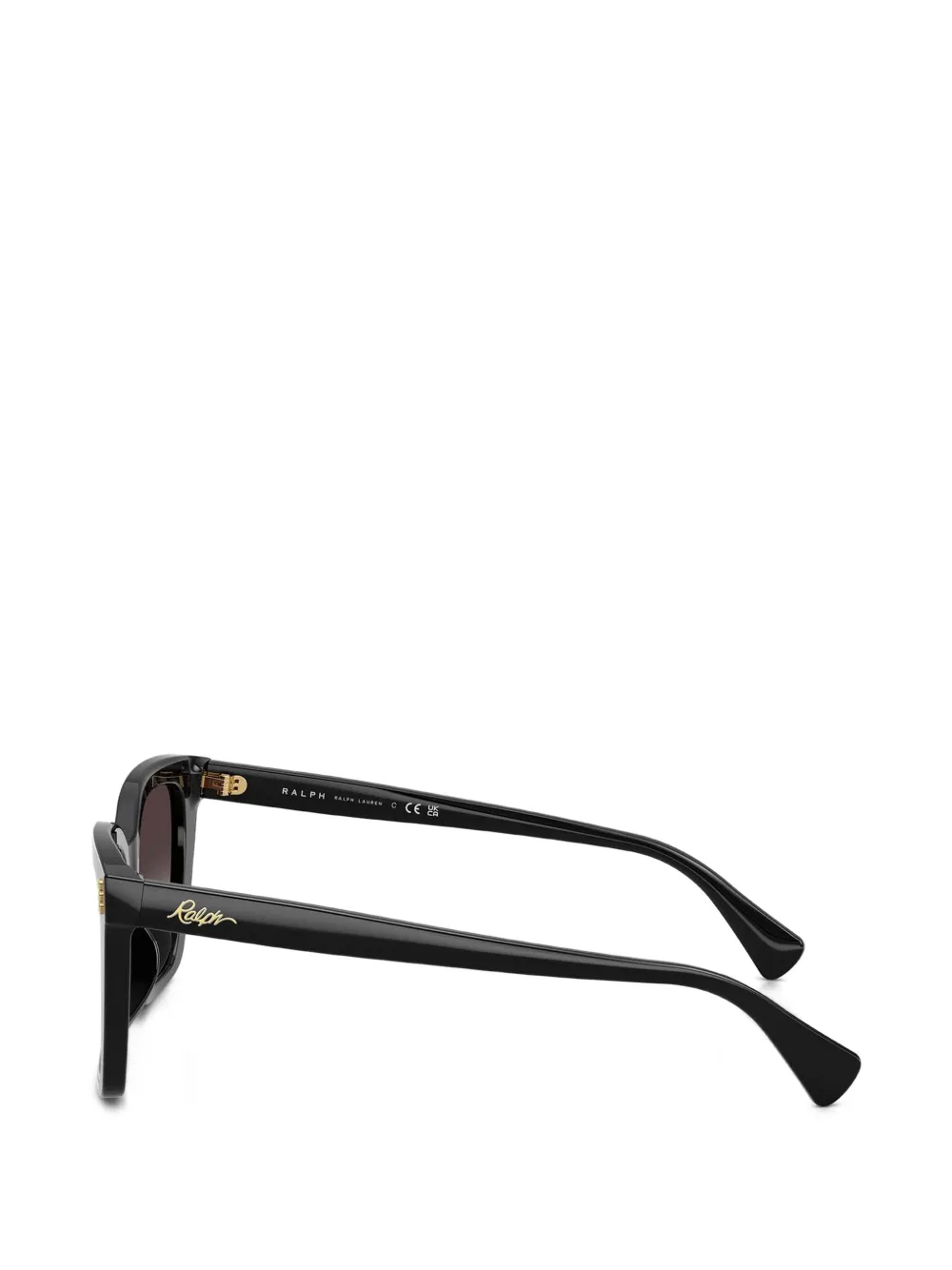POLO RALPH LAUREN EYEWEAR Zonnebril met vierkant montuur Zwart