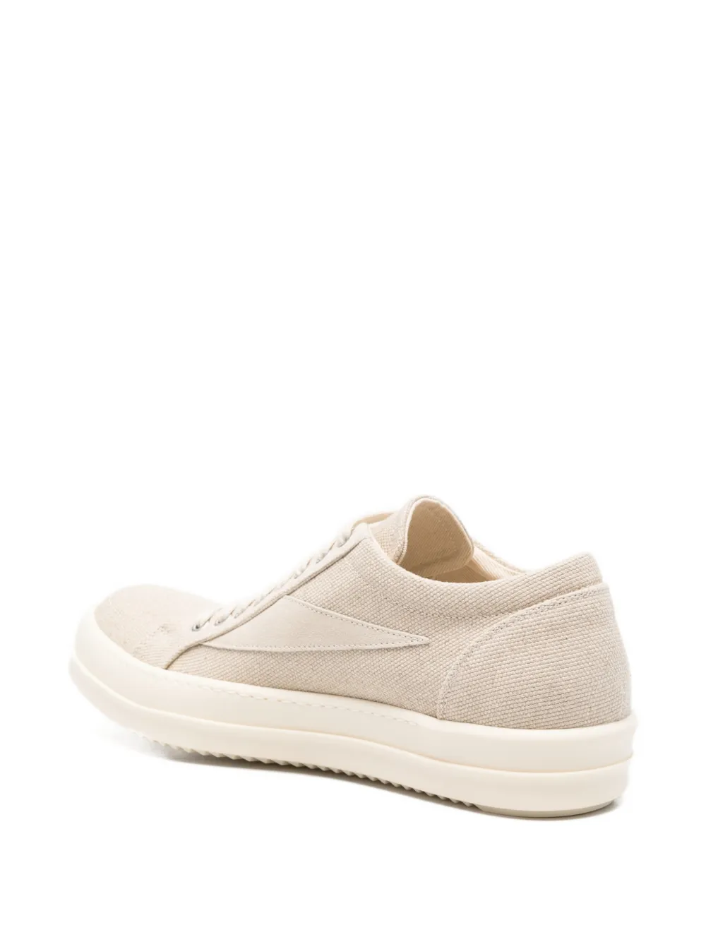 Rick Owens DRKSHDW lace-up panel sneakers Beige