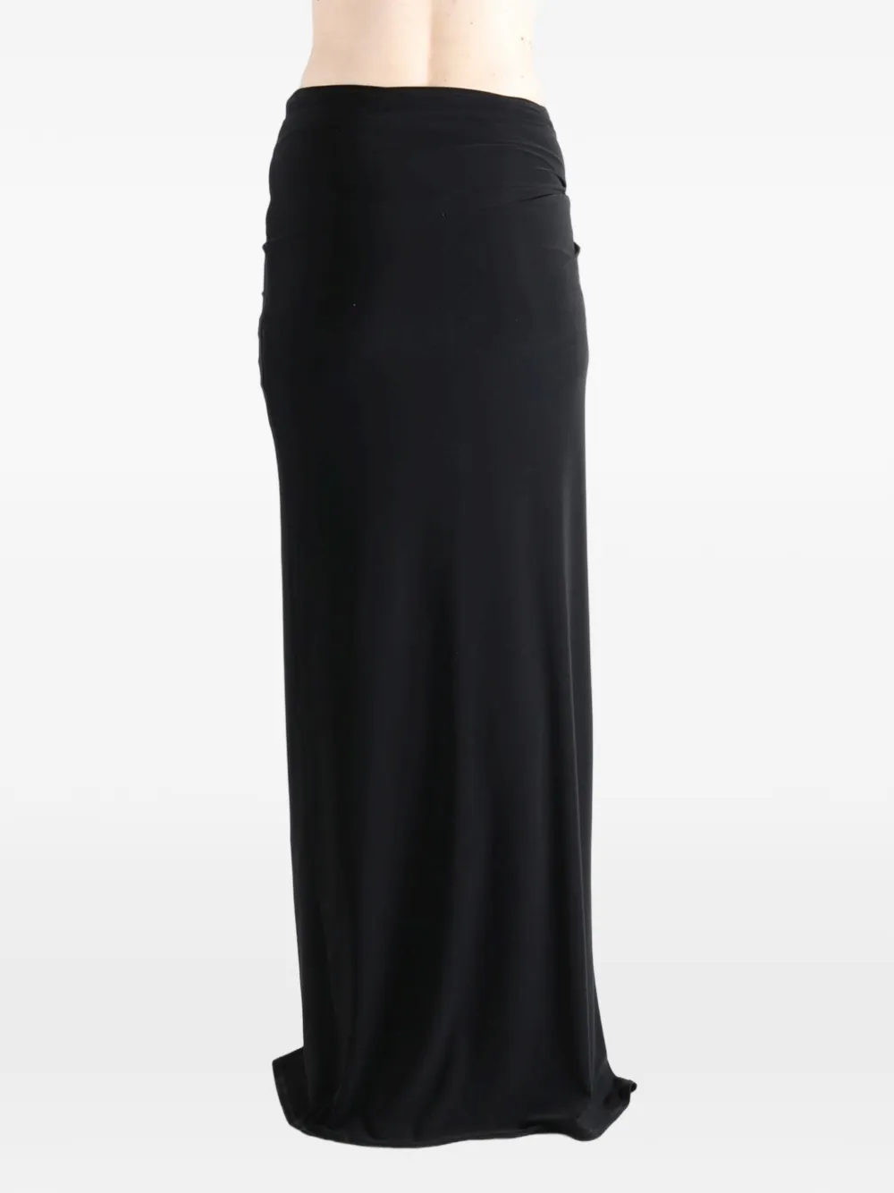 Grace Ling Maxi-rok met sleutel-detail Zwart