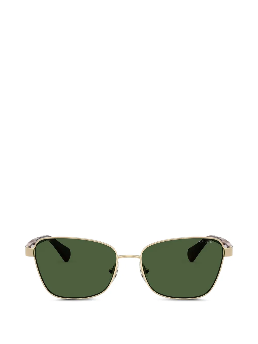 POLO RALPH LAUREN EYEWEAR shiny pale gold geometic sunglasses · 56