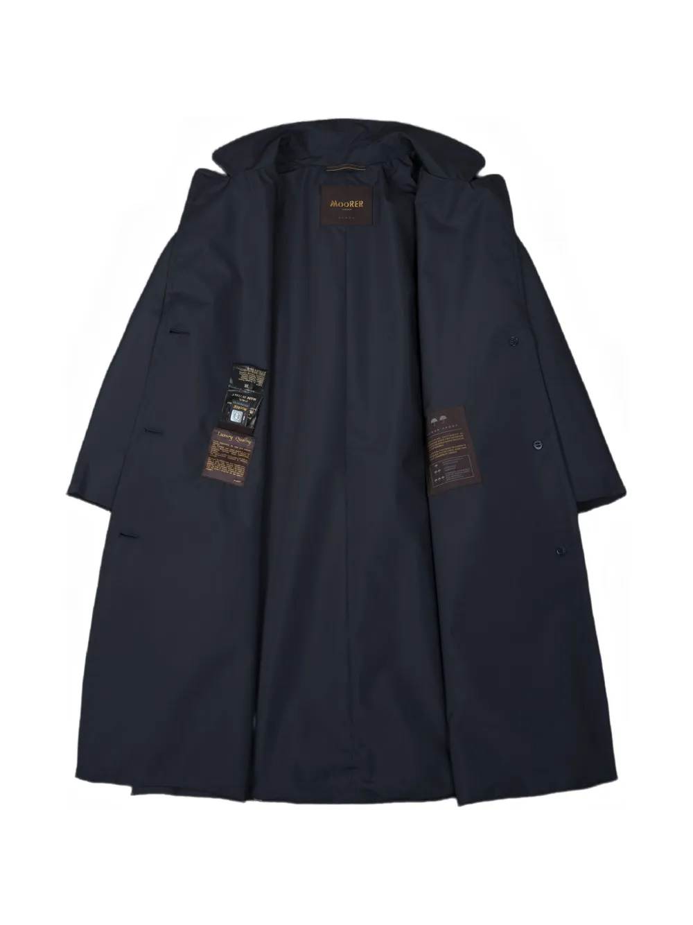  Moorer Lucilia Coat - Blue 