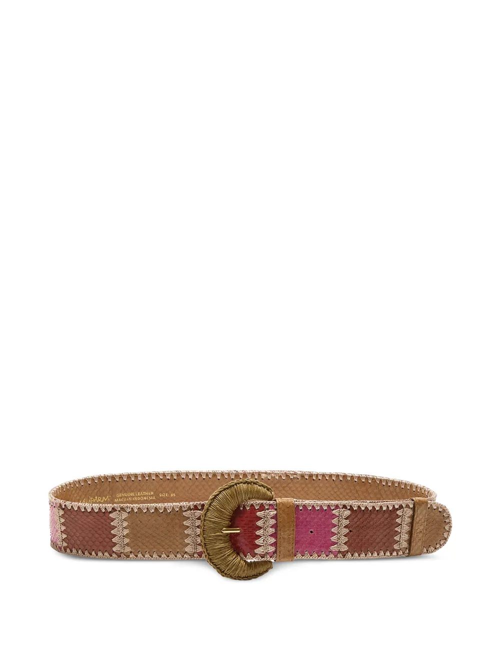 MALIPARMI patchwork belt - Neutrals