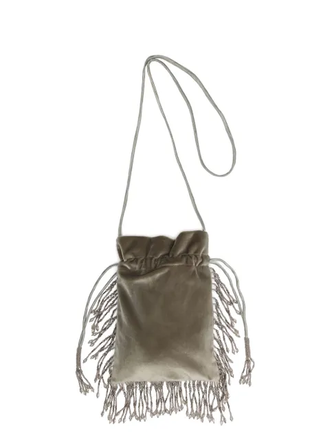 MALIPARMI beaded fringe cross body bag