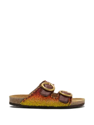 Tod's トッズ ラフィア サンダル | ブラウン | FARFETCH JP