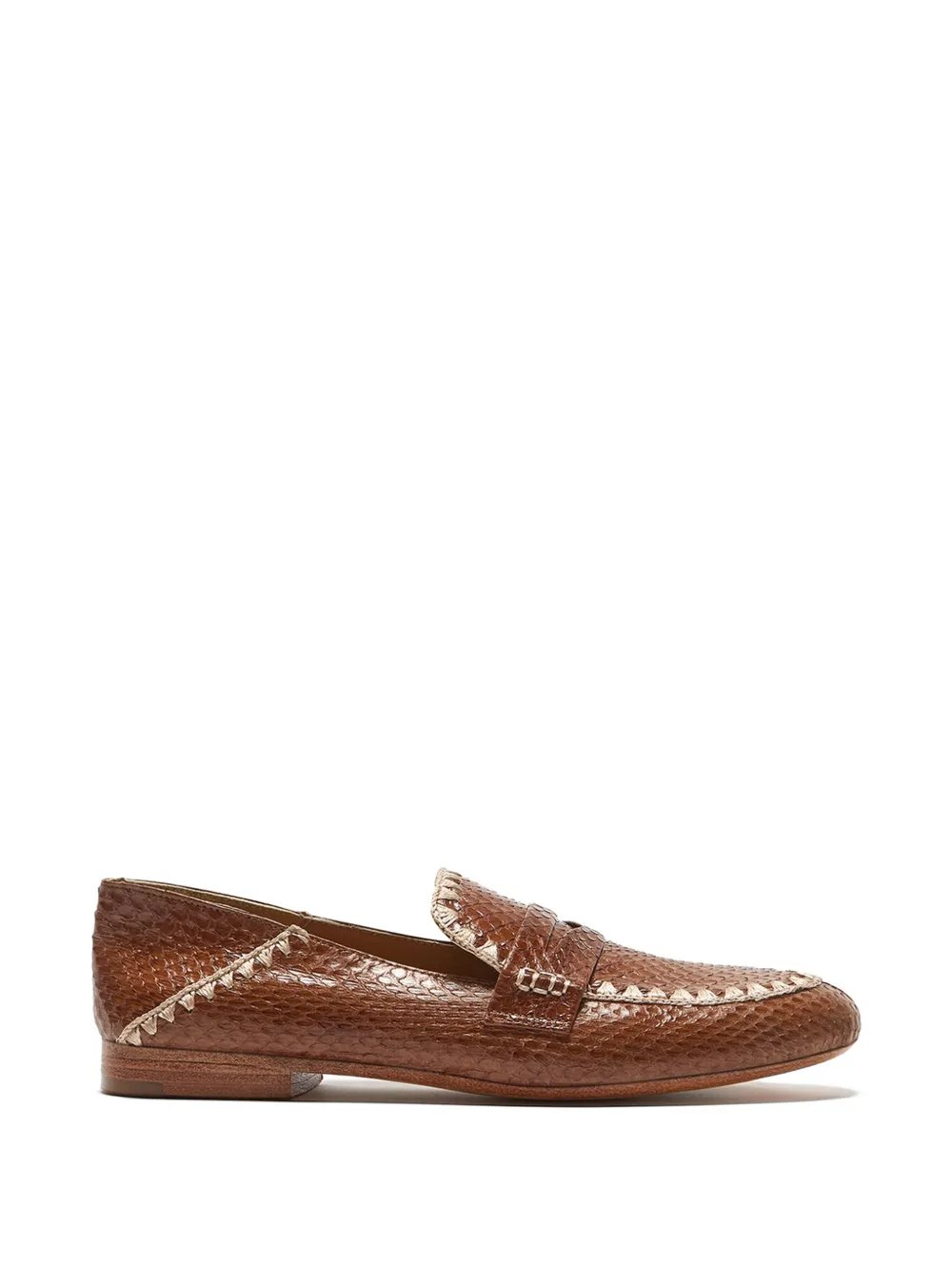MALIPARMI leather loafers - Marrone