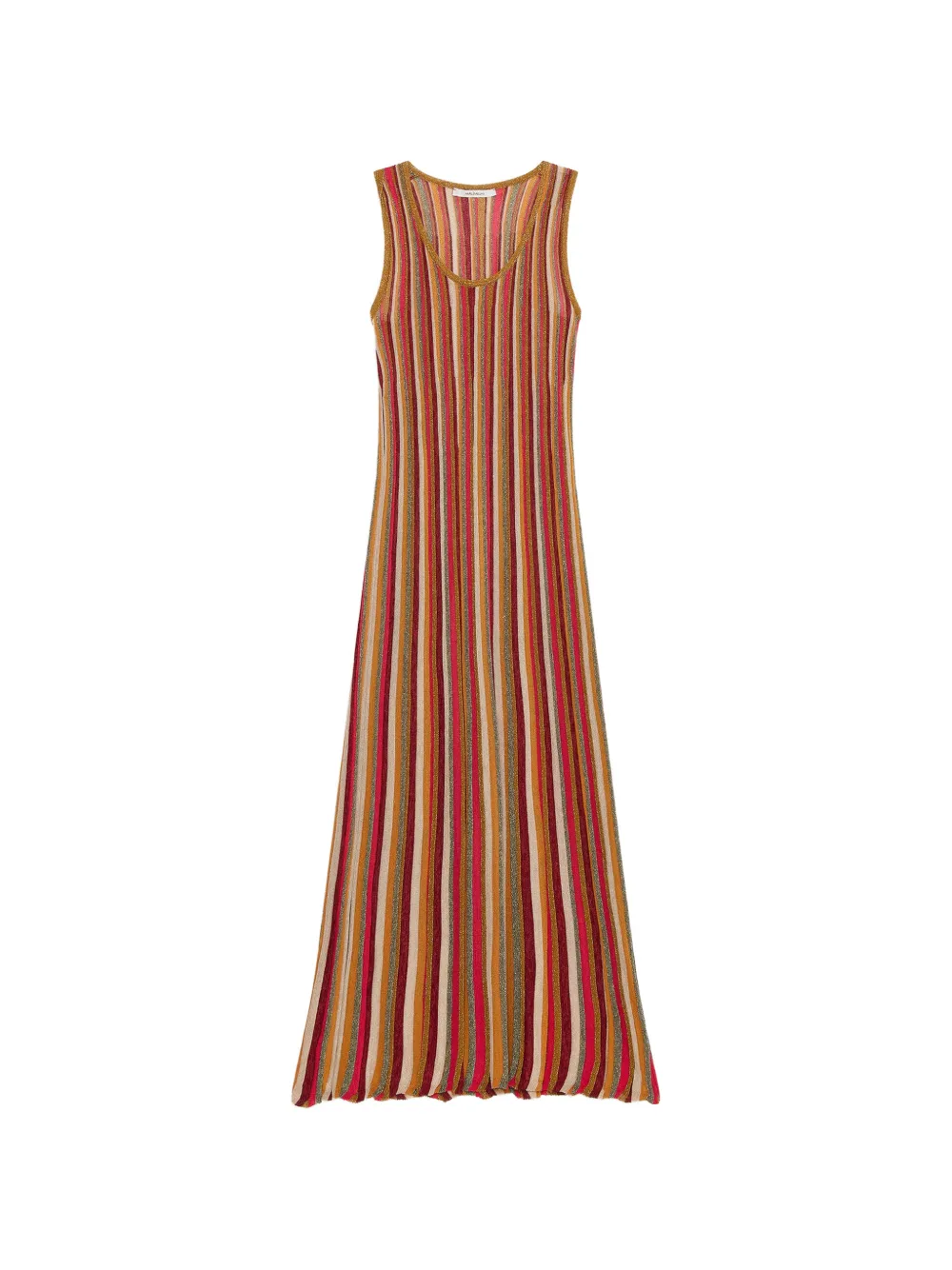MALIPARMI Flexage striped dress - Rosso