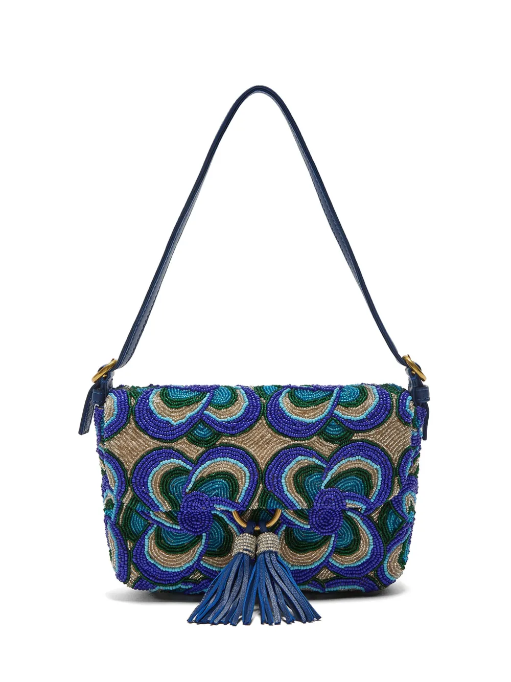 MALIPARMI Borsa a spalla Mouline - Blu