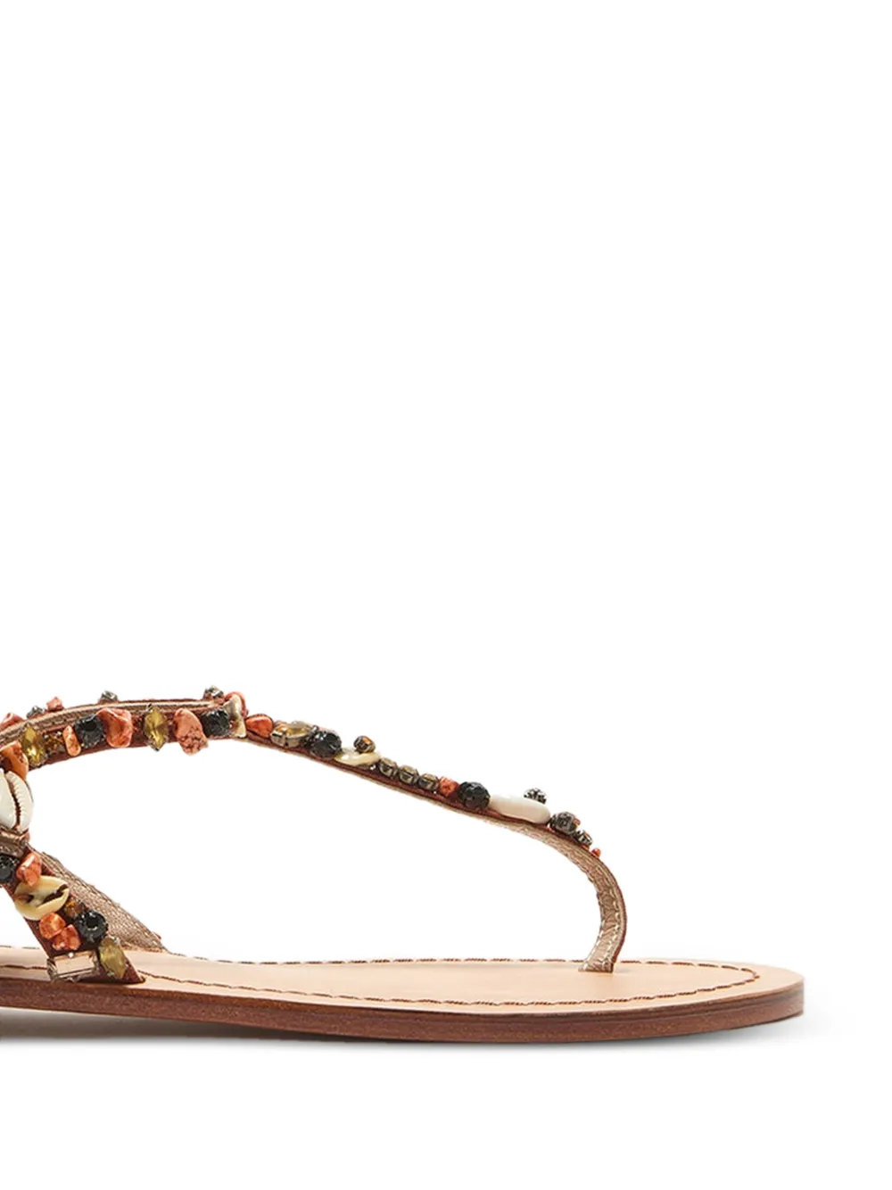 MALIPARMI Seashell Summer sandalen Bruin