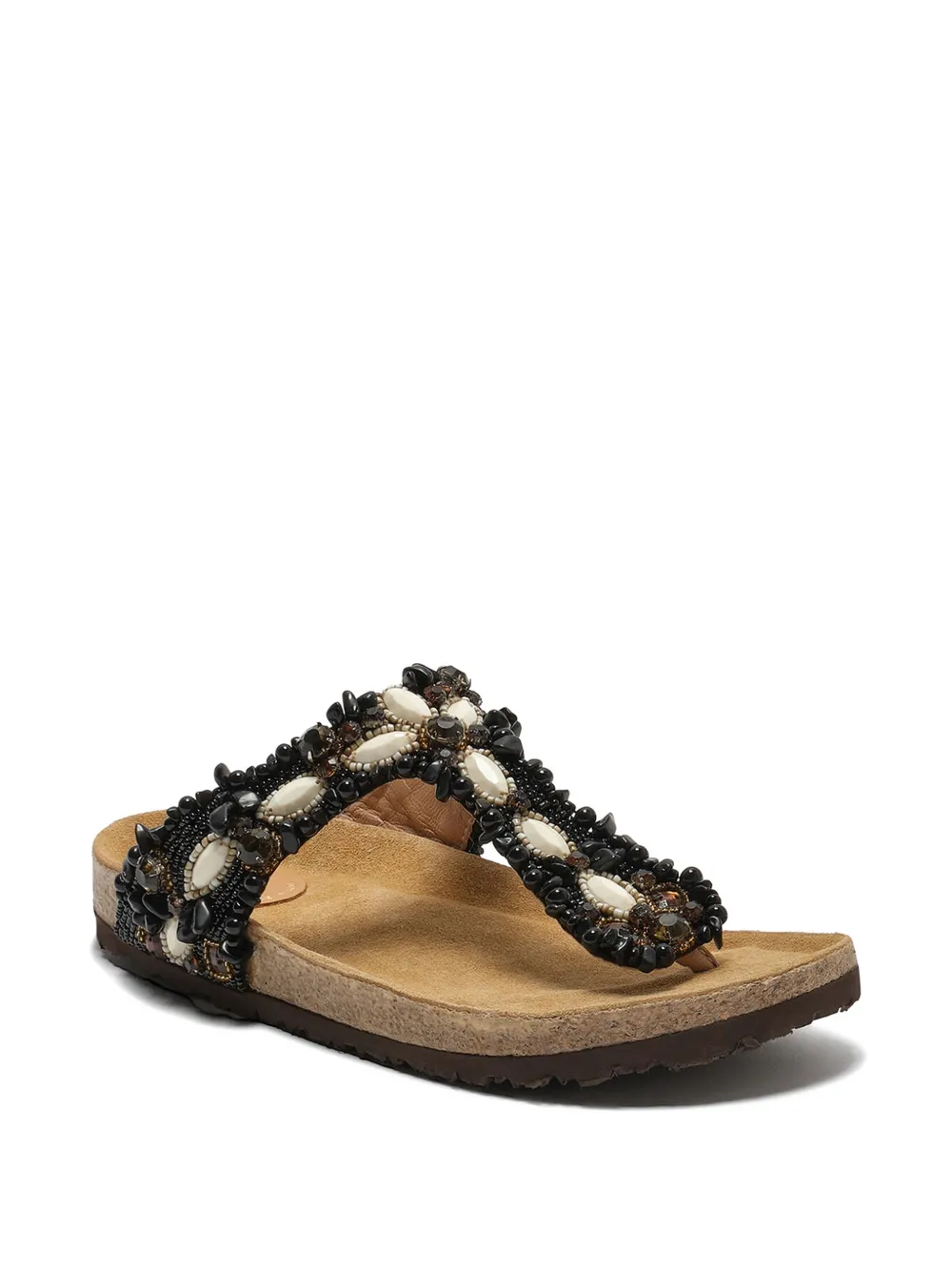 MALIPARMI Glamour Infrabijoux sandalen Zwart