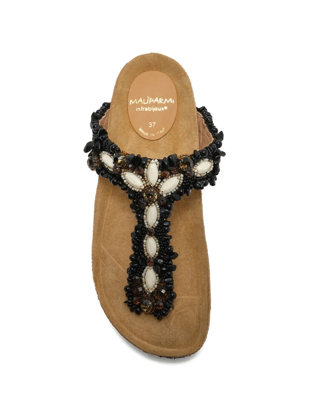 MALIPARMI Glamour Infrabijoux sandalen Zwart