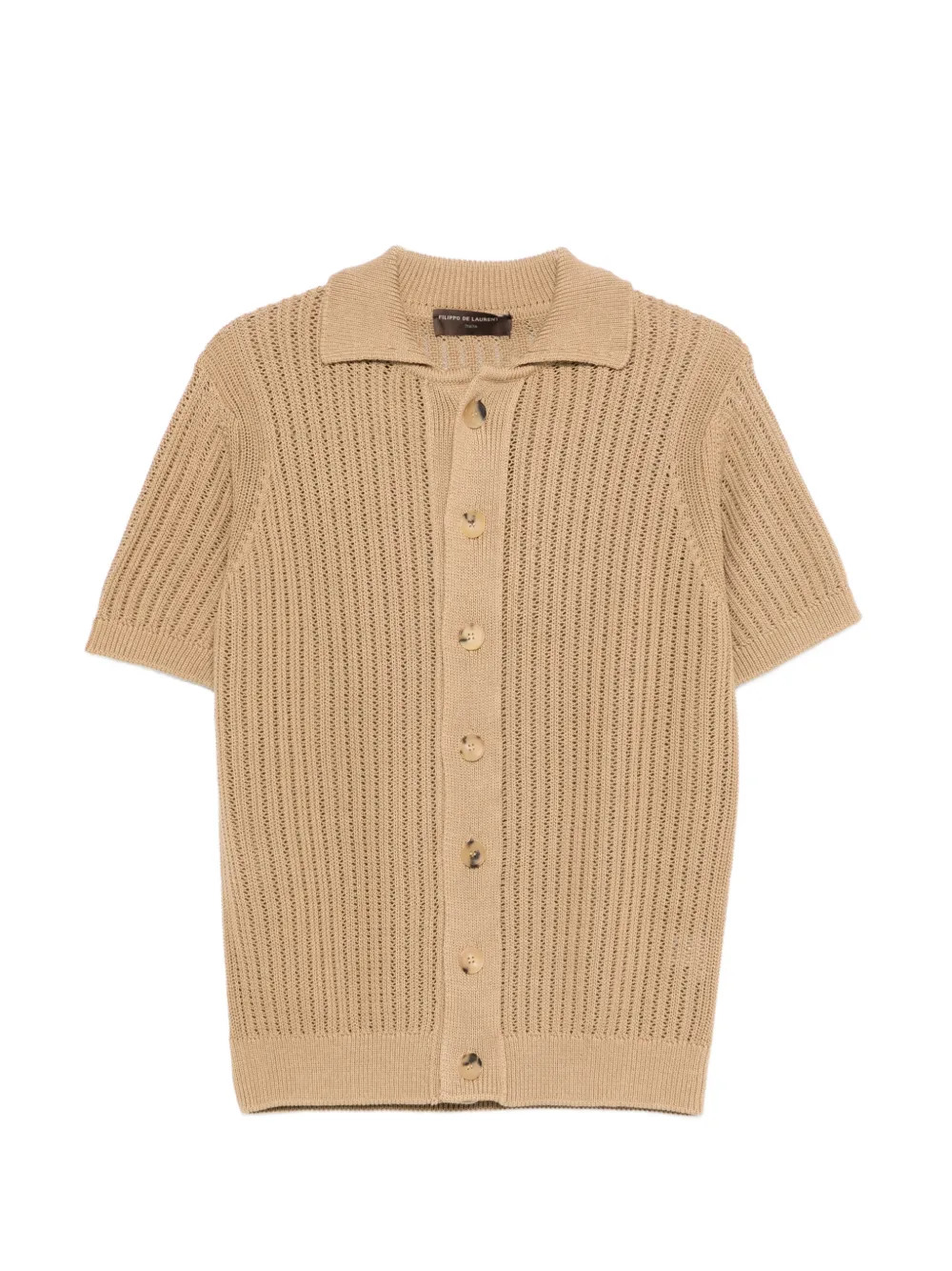 Filippo De Laurentiis buttoned knitted shirt - Toni neutri