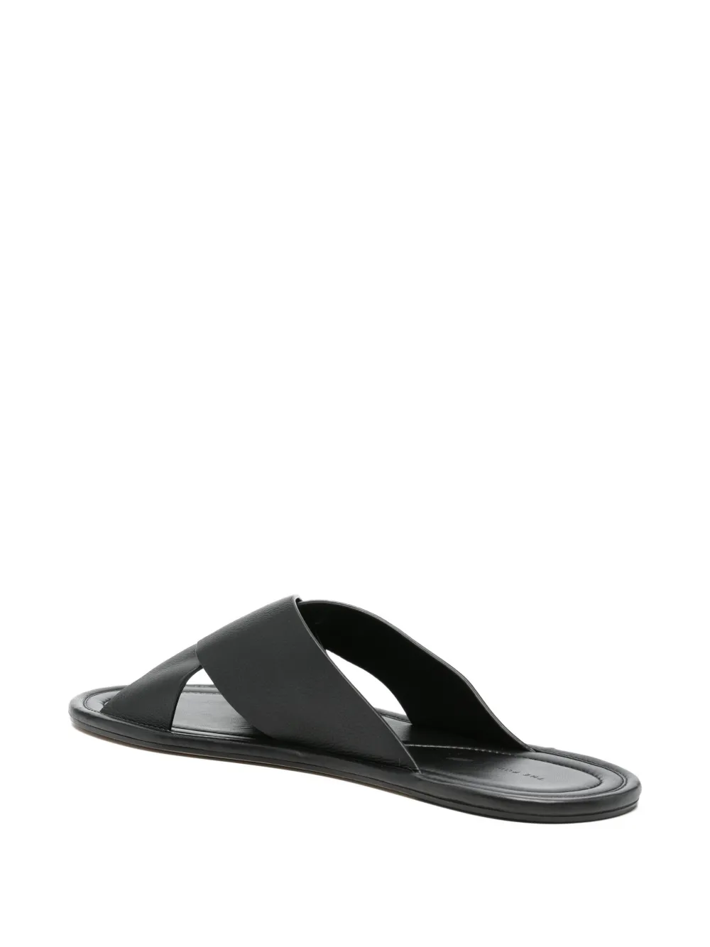 The Row Malick sandalen met gekruiste bandjes Zwart