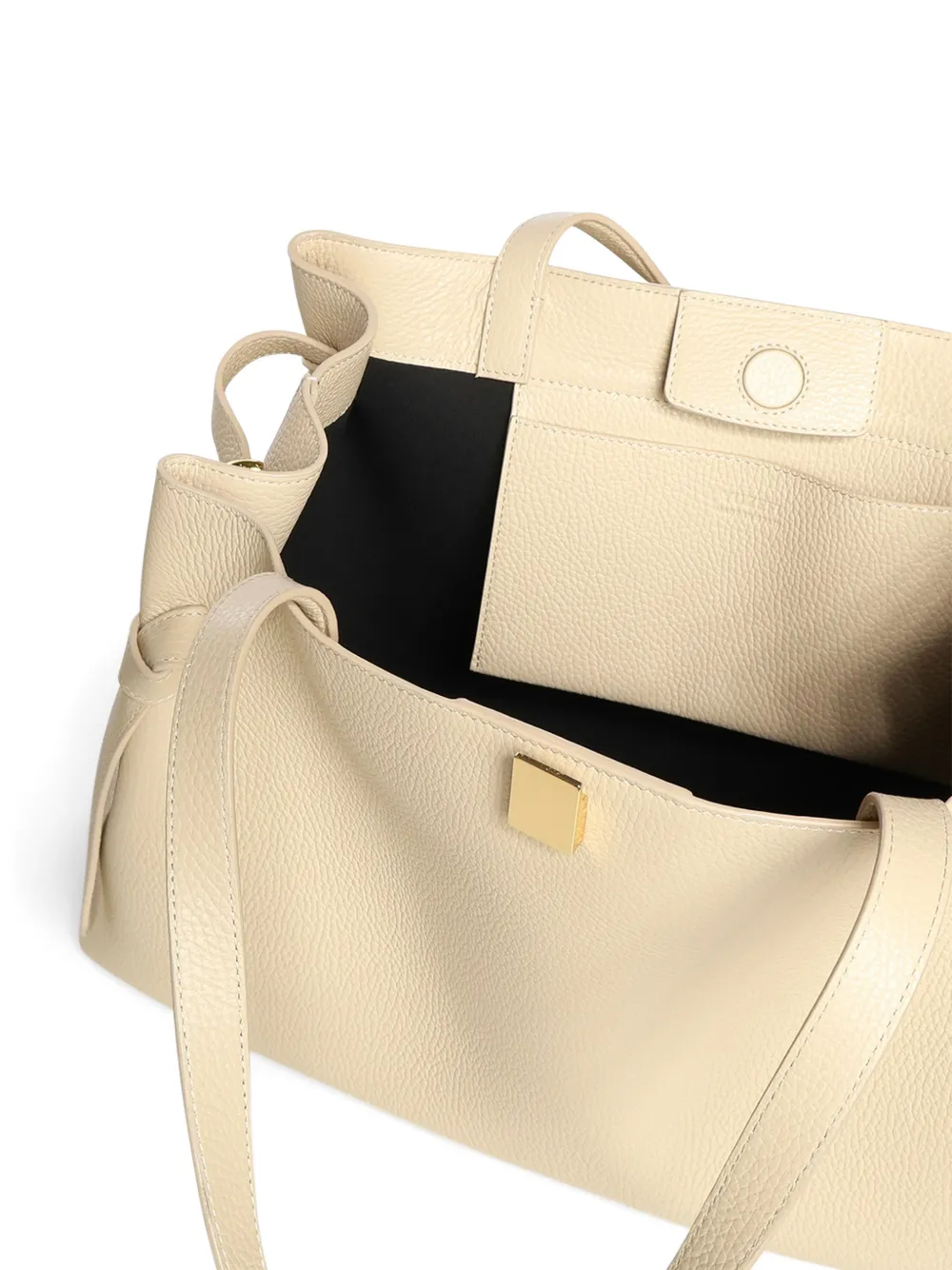 Yuzefi Gyoza mini-shopper met textuur Wit