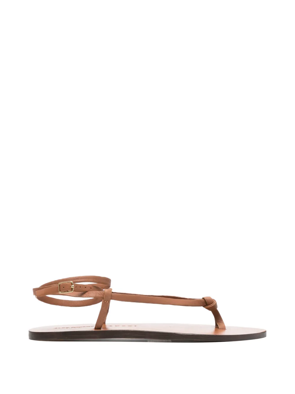 Manebi knotted strap sandals Bruin