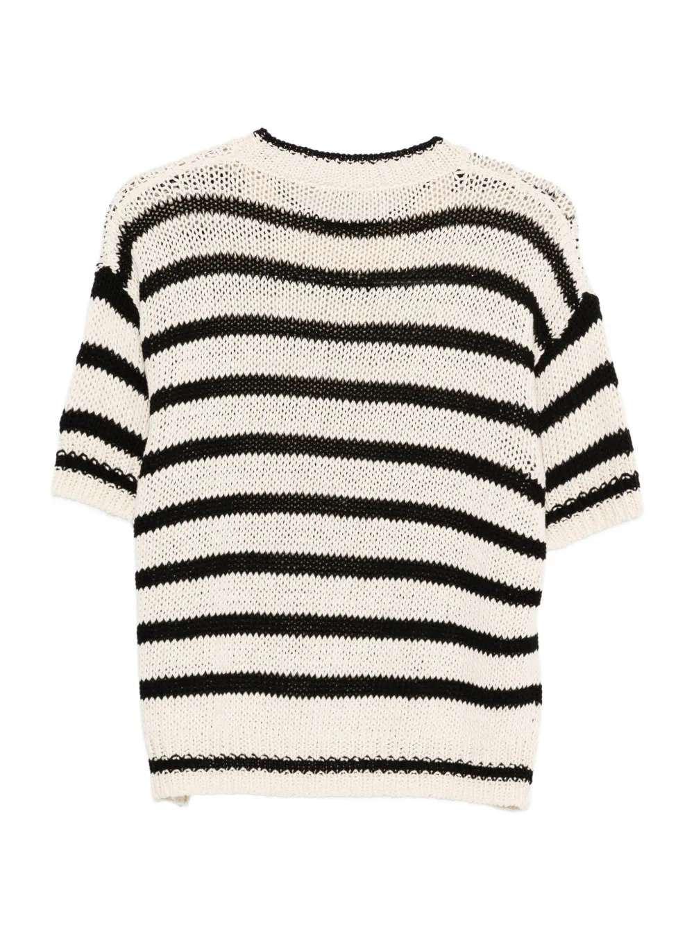 Roberto Collina Gestreept T-shirt Beige