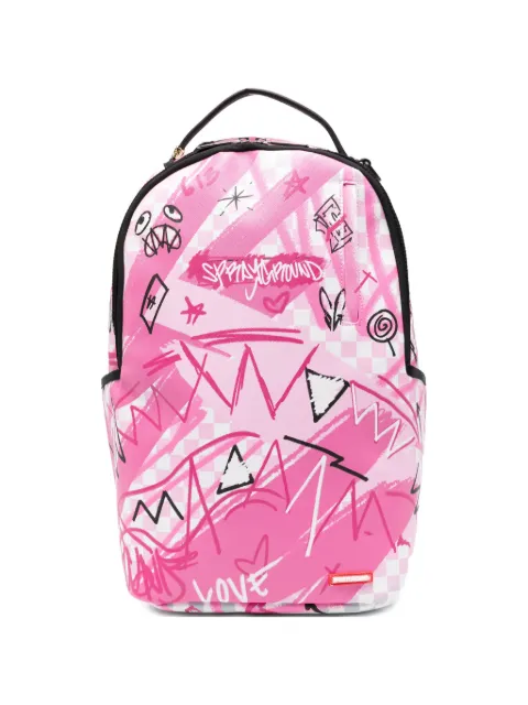 Sprayground Broken Hearts Club graphic-print backpack