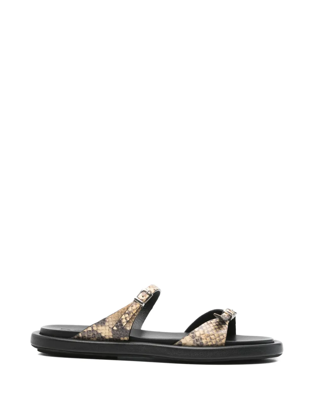 POEVE Sandalen met gesp Beige