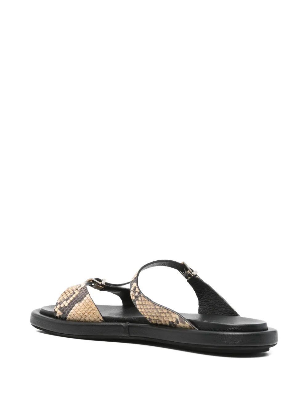 POEVE Sandalen met gesp Beige
