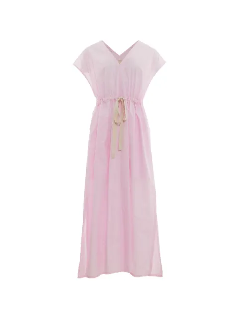 Lee Mathews vestido midi con cordones