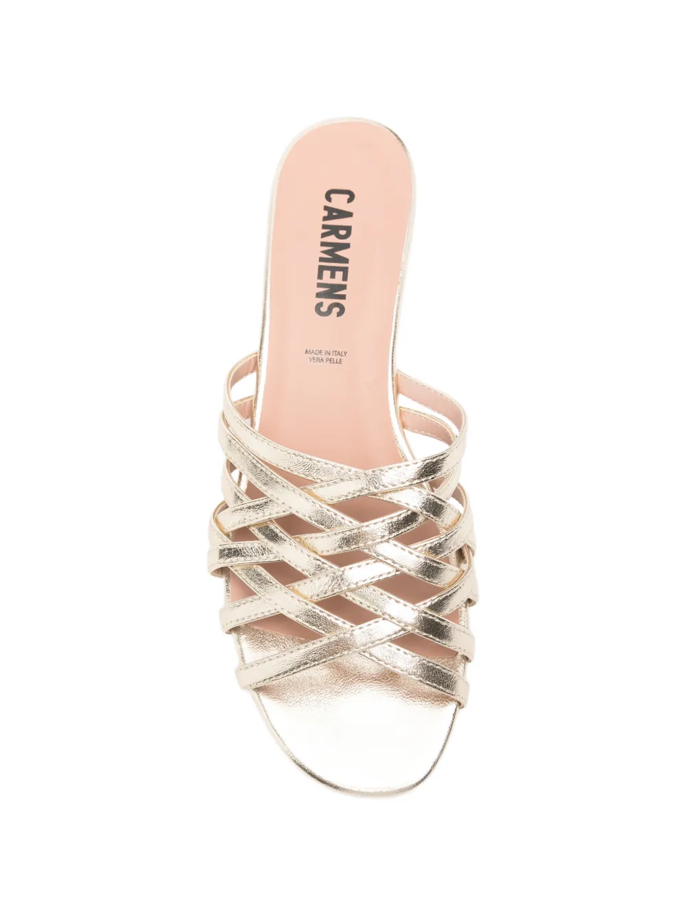 Carmens leather sandals Goud