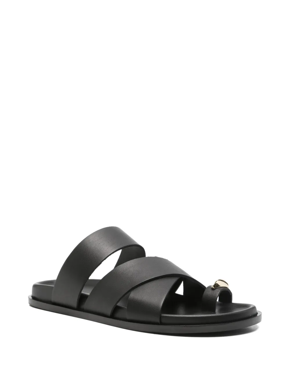 Carmens ring-detail sandals Zwart