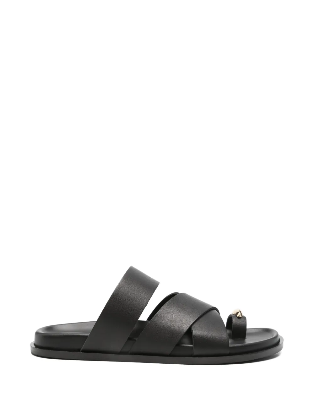 Carmens ring-detail sandals Zwart