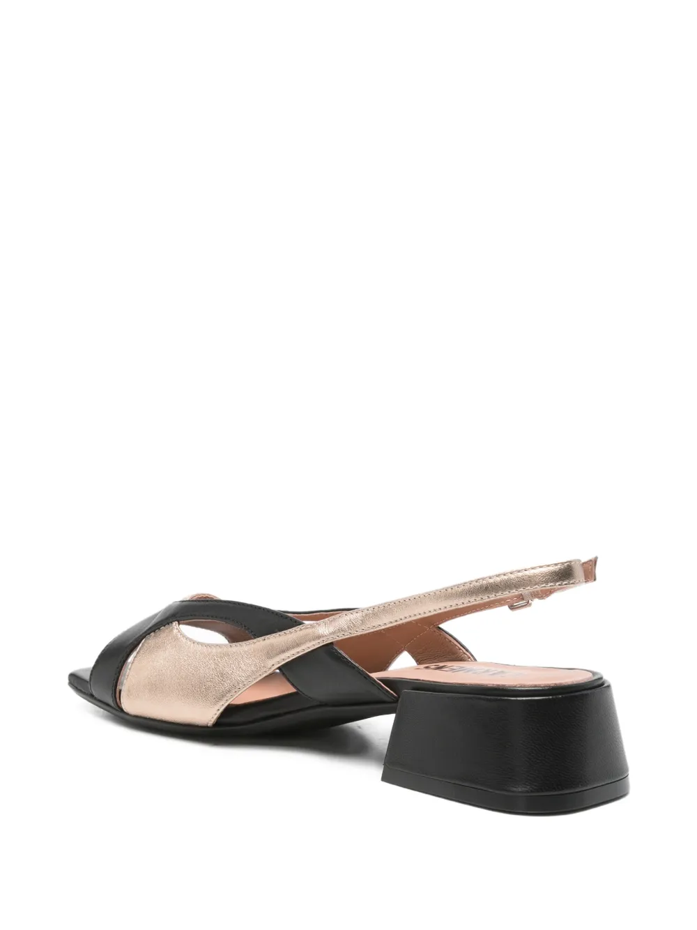 Carmens leather sandals Zwart