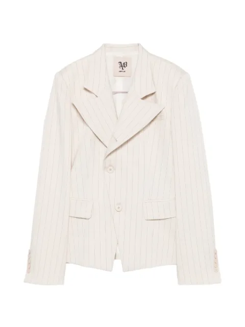 Aniye By Miriam pinstripe-pattern notched-lapels jacket