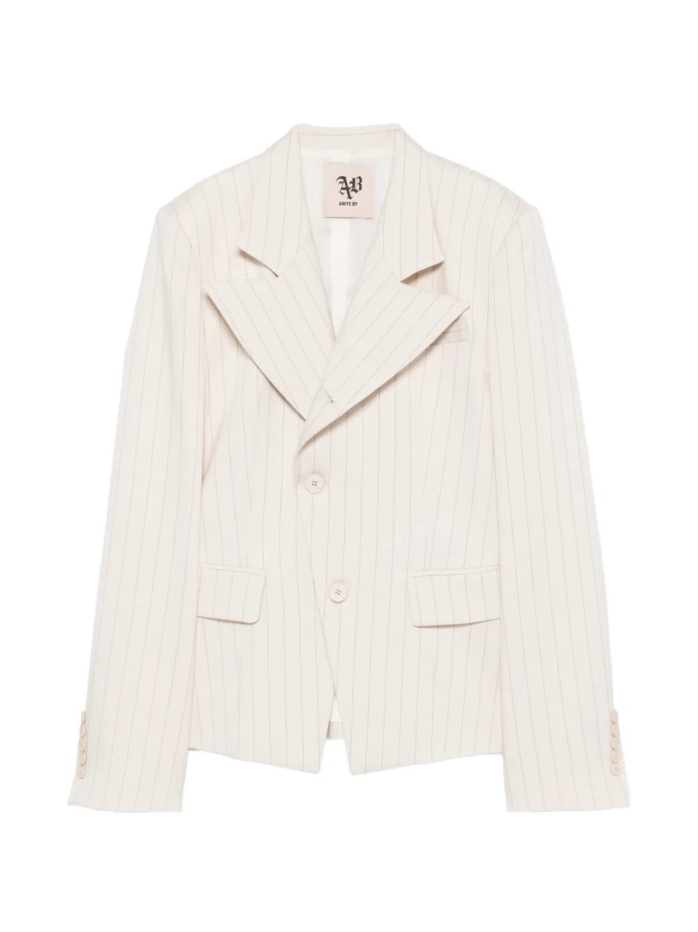 Miriam pinstripe-pattern notched-lapels jacket