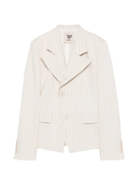 Aniye By Miriam pinstripe-pattern notched-lapels jacket