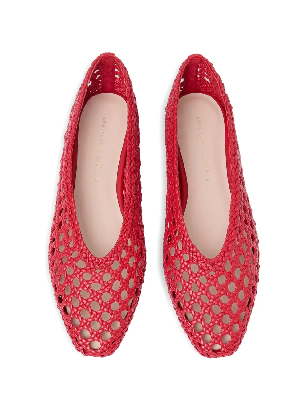 Loeffler Randall Emery ballet flats Rood