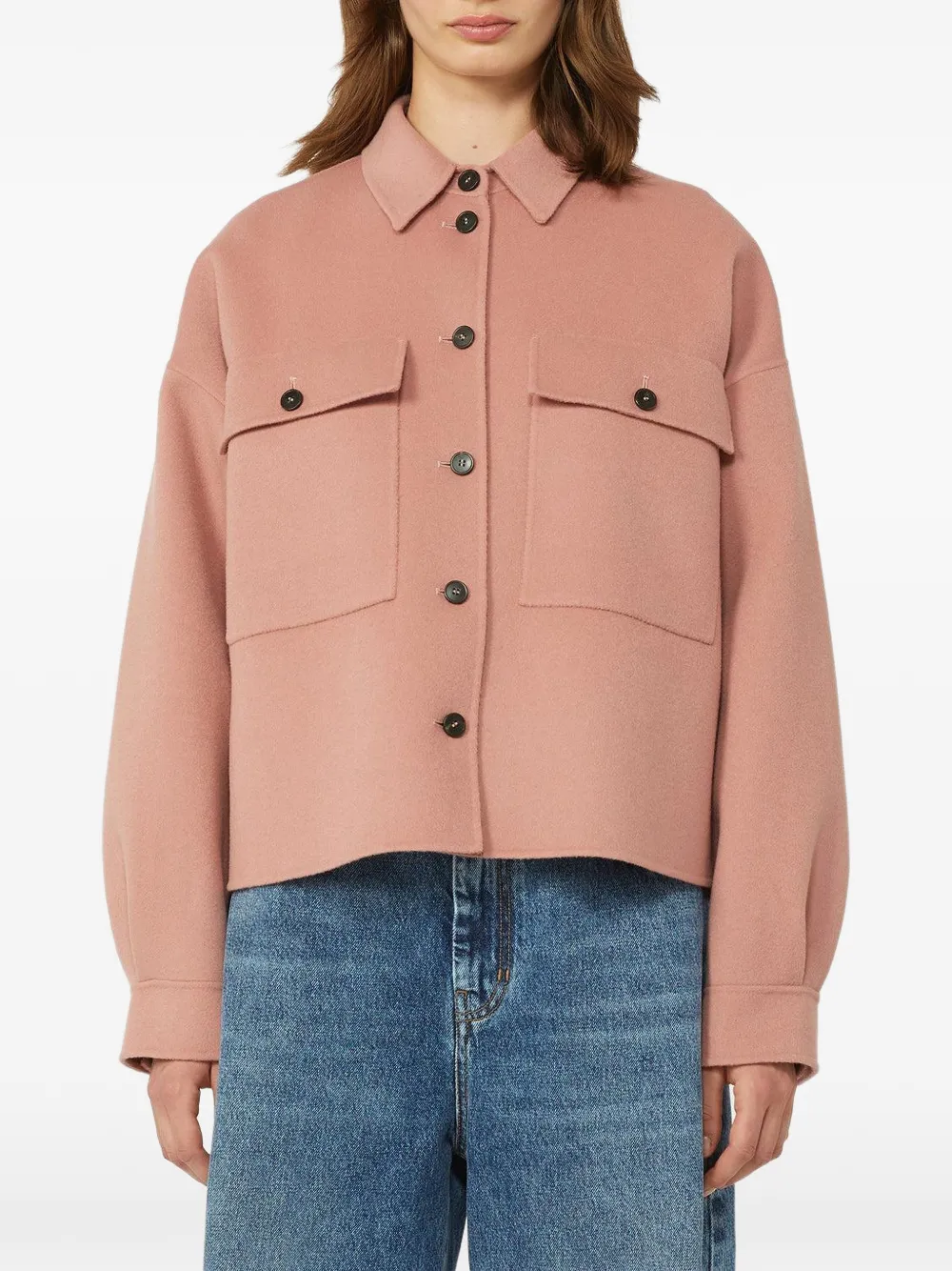  Weekend Max Mara Wool-blend Coat - Pink 