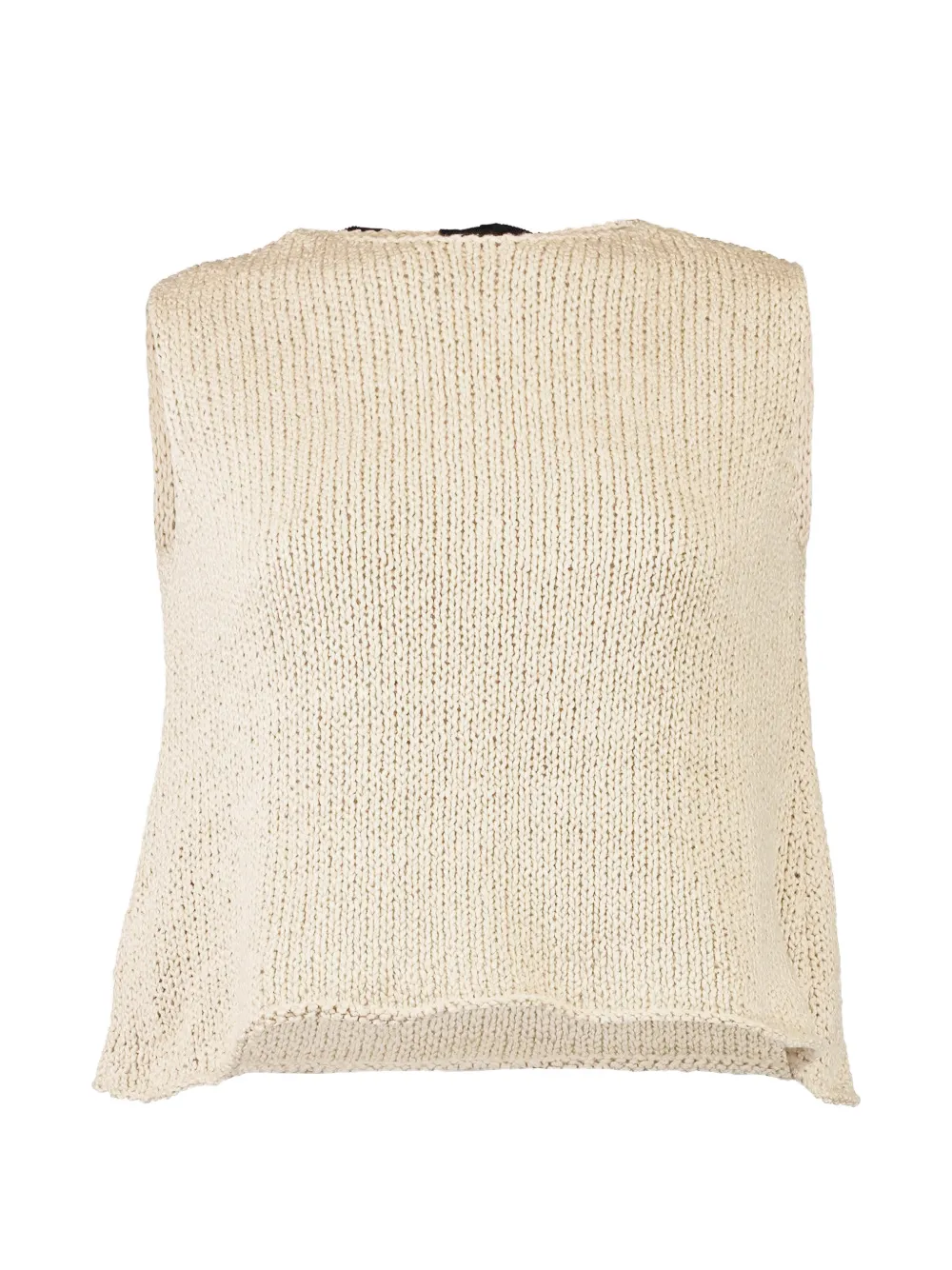 Louiza Babouryan cotton top - Nude