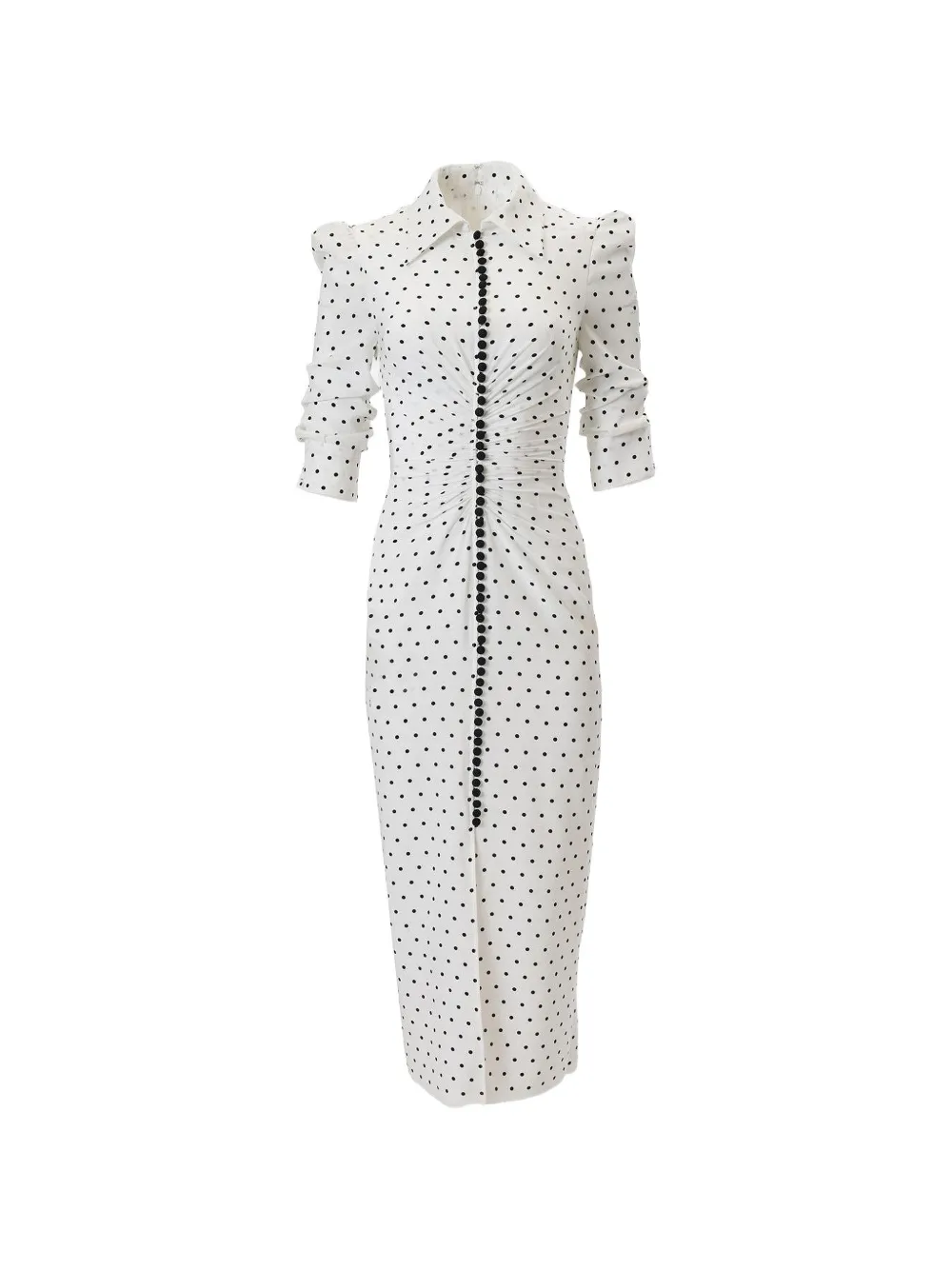 Carolina Herrera polka-dot dress - Bianco