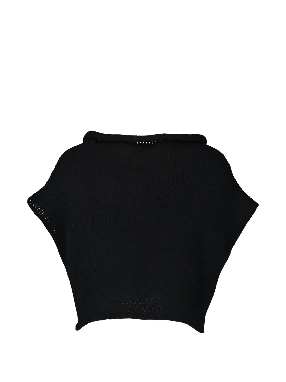 Louiza Babouryan short-sleeve sweater - Nero