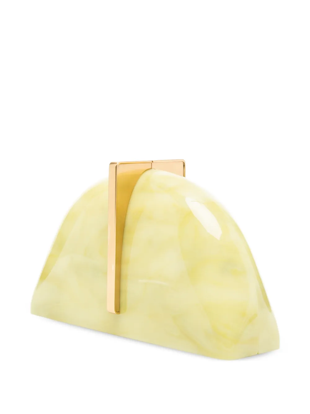 Cult Gaia Laguna clutch met marmer-effect Groen