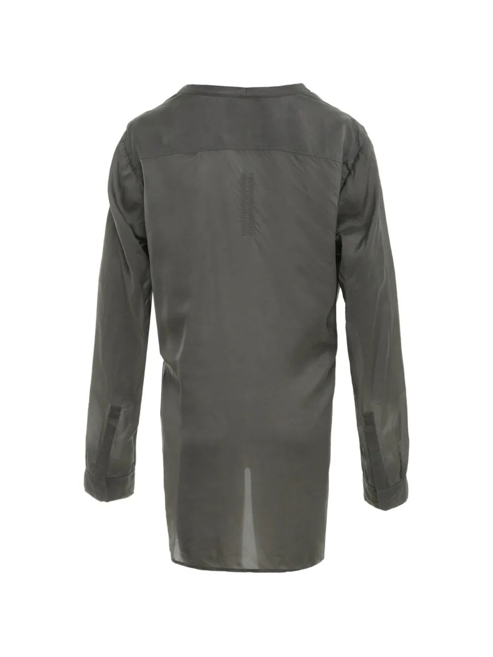 Rick Owens Semi-doorzichtige top met V-hals Groen