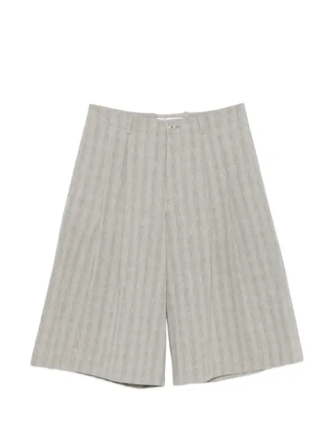 OUR LEGACY striped-pattern tailored  shorts