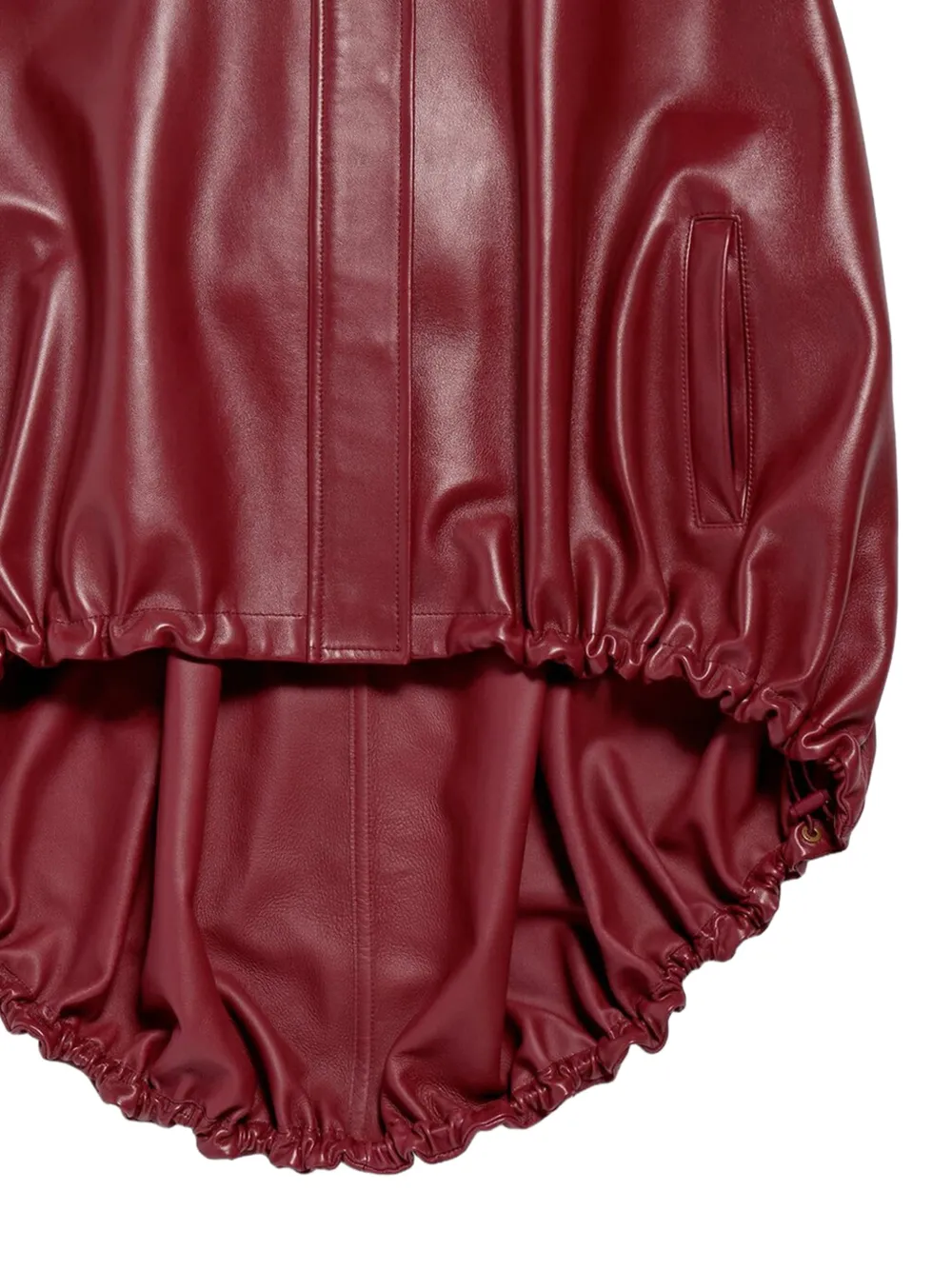  Balenciaga Mantella Con Collo Rialzato - Rosso 