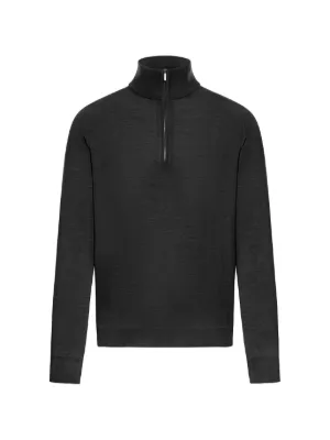 Vivienne Westwood Fisherman zip-up Embroidered Sweater | Black