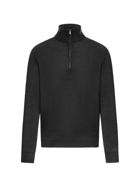 Zanone half zip turtleneck sweater