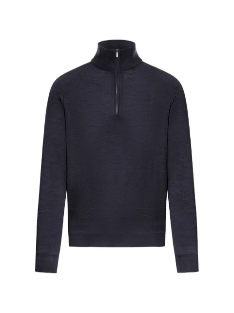 Zanone zip slim sweater