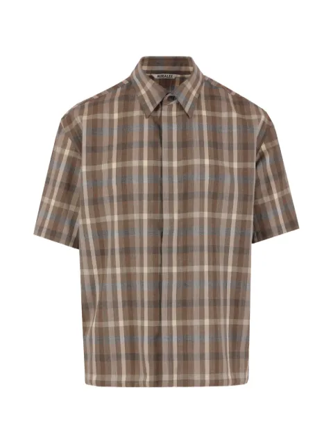 Auralee checked shirt