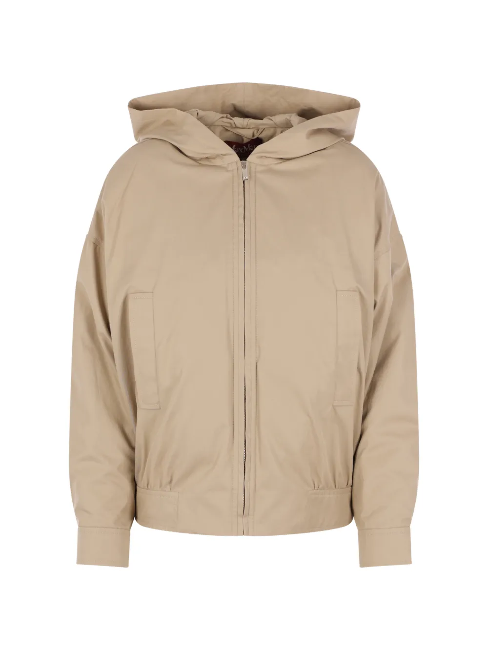 Max Mara hooded zip-up jacket - Toni neutri