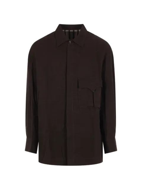 Ziggy Chen flap-pocket shirt