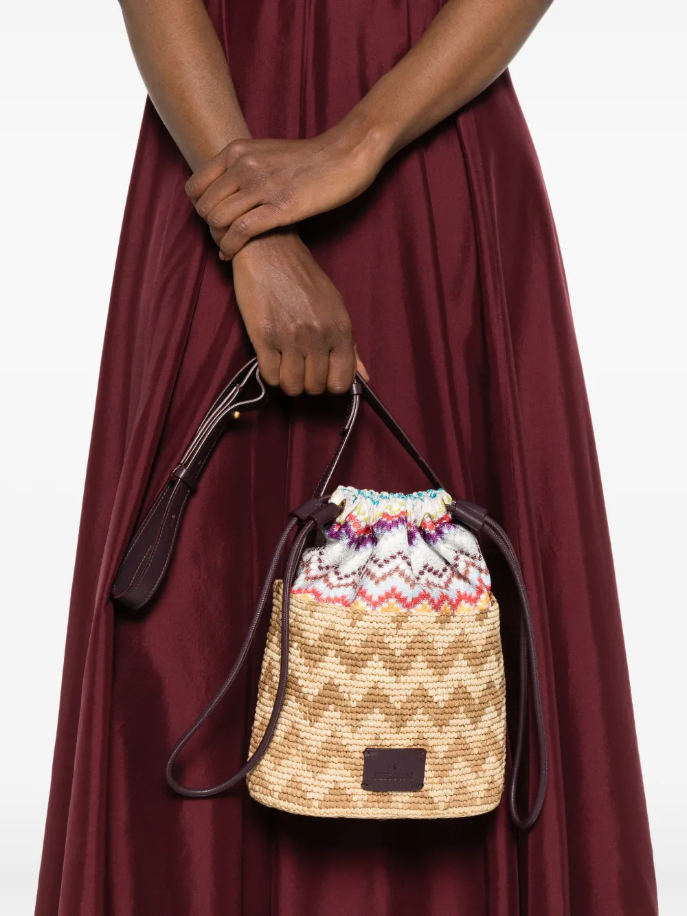  Missoni Zig-zag Bucket Bag - Neutrals 