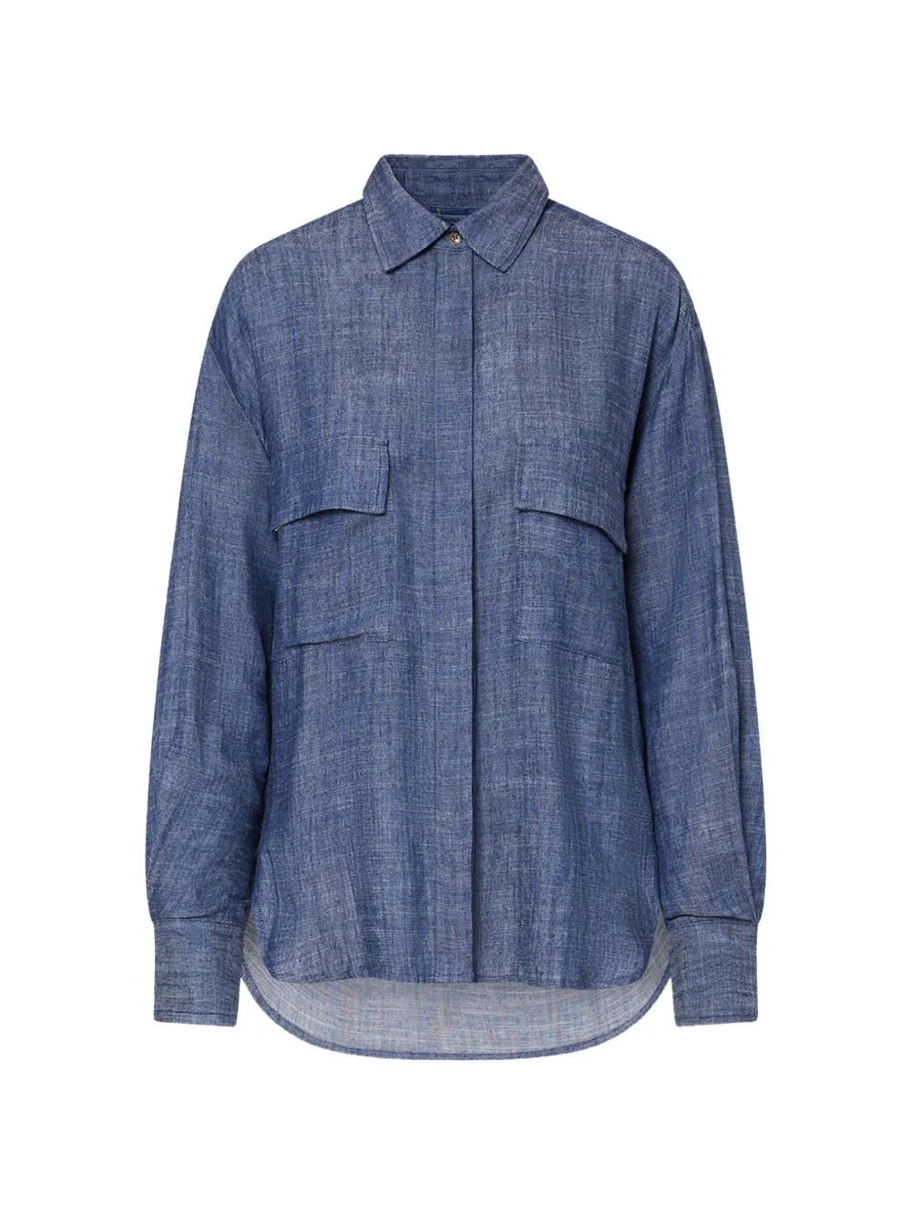 Peuterey flap-pocket shirt - Blu