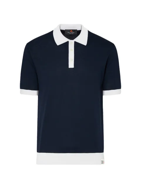 Peuterey contrast-collar polo shirt