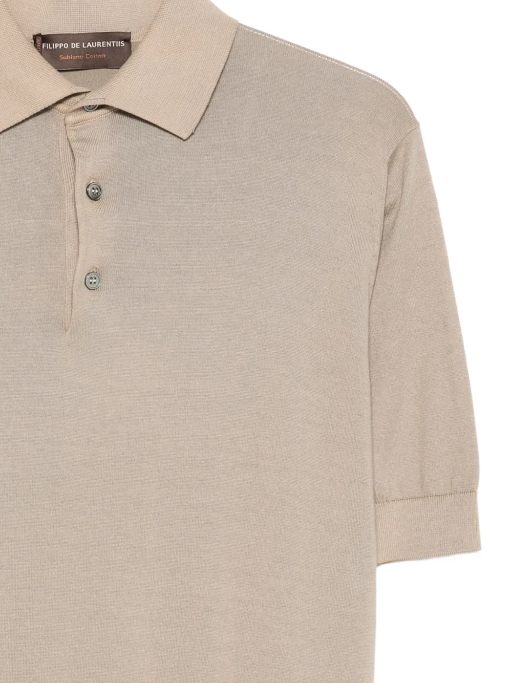 Filippo De Laurentiis Poloshirt met korte mouwen Beige