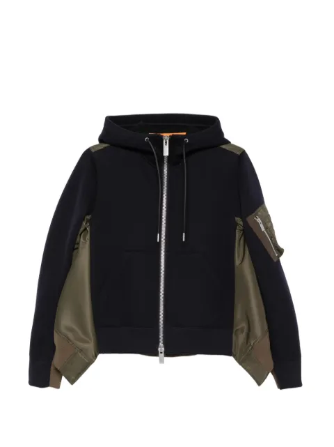 sacai zip-up jacket